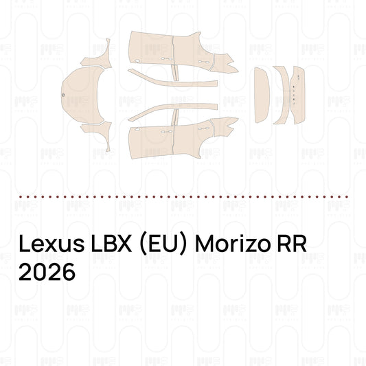 PPF prédécoupé Lexus LBX (EU) Morizo RR 2026