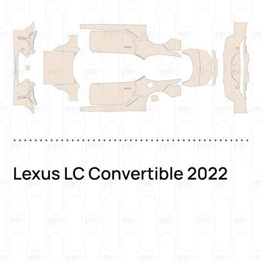 PPF prédécoupé Lexus LC Convertible 2022
