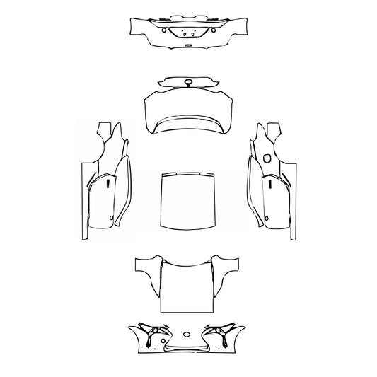 Pre-Cut PPF Lexus LC Coupe 2024 - PPF-Kits