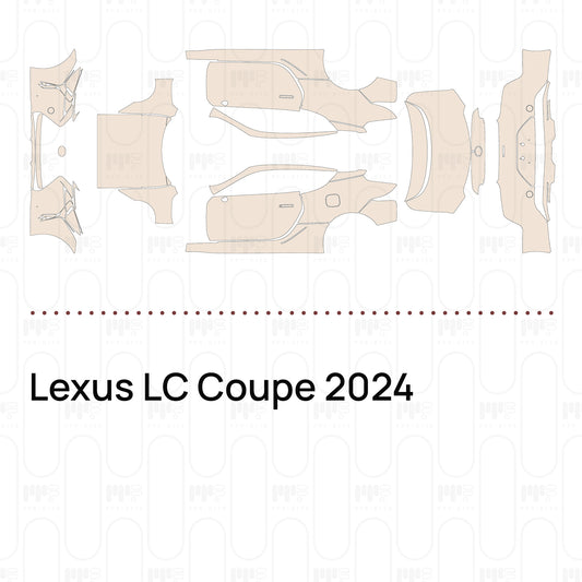 PPF prédécoupé Lexus LC Coupe 2024