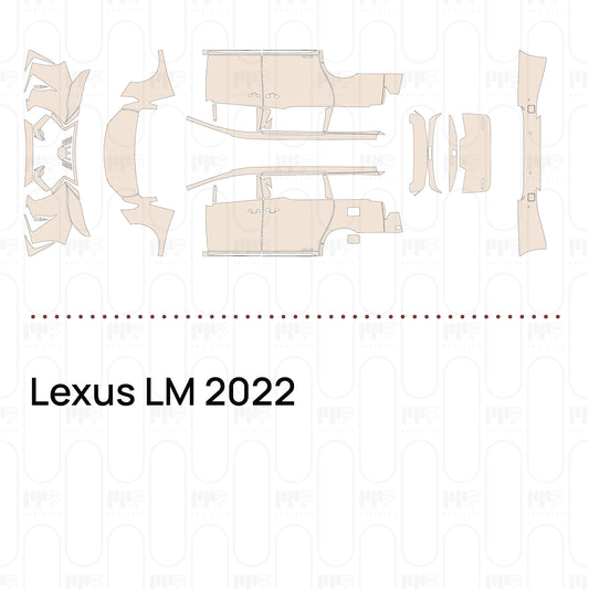 PPF prédécoupé Lexus LM 2022