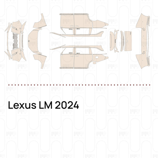PPF prédécoupé Lexus LM 2024