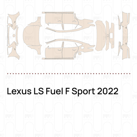 PPF prédécoupé Lexus LS Fuel F Sport 2022