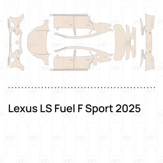 PPF prédécoupé Lexus LS Fuel F Sport 2025