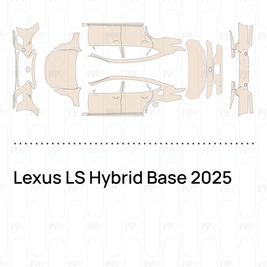 PPF prédécoupé Lexus LS Hybrid Base 2025