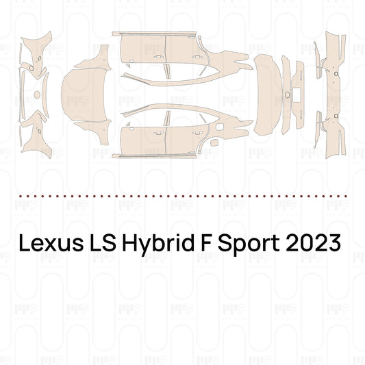 PPF prédécoupé Lexus LS Hybrid F Sport 2023