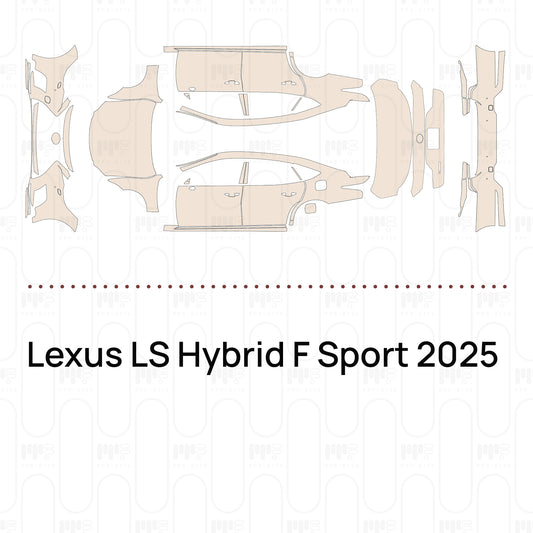 PPF prédécoupé Lexus LS Hybrid F Sport 2025