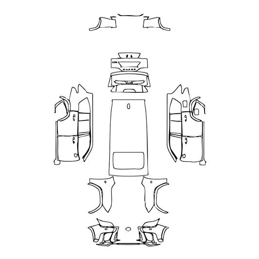 Pre-Cut PPF Lexus LX F-sport 2022 - PPF-Kits