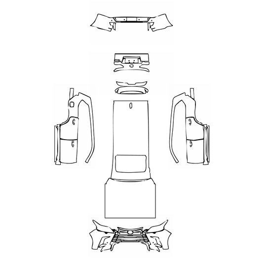 Pre-Cut PPF Lexus LX Luxury 2019 - PPF-Kits
