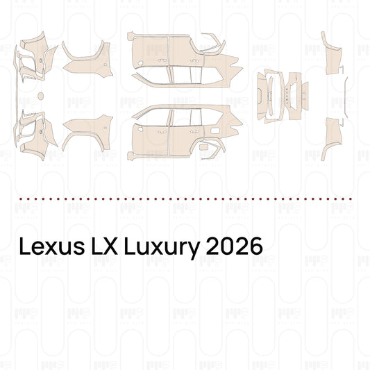 PPF prédécoupé Lexus LX Luxury 2026