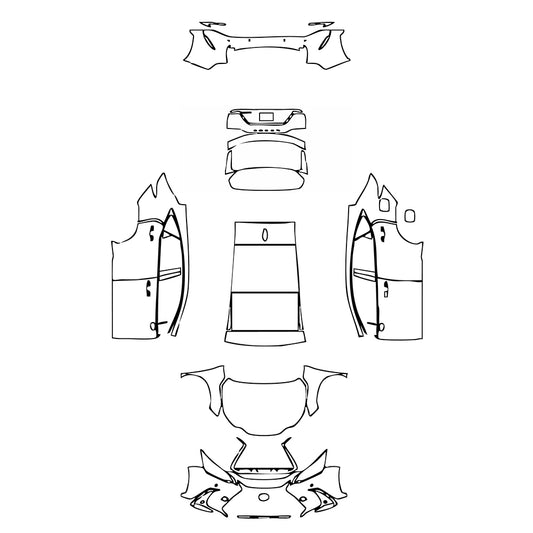 Pre-Cut PPF Lexus NX Base 2023 - PPF-Kits