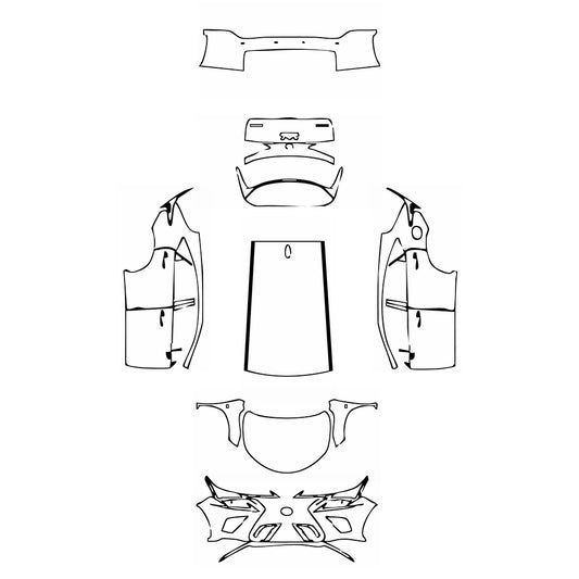 Pre-Cut PPF Lexus NX F-Sport 2019 - PPF-Kits