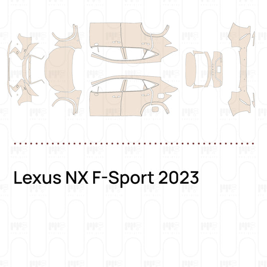 PPF prédécoupé Lexus NX F-Sport 2023