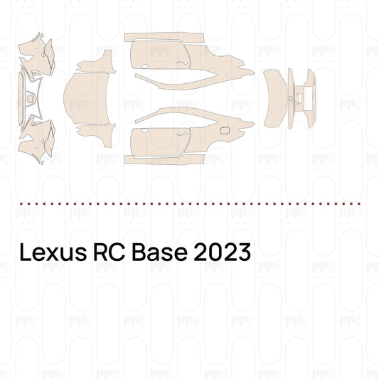 PPF prédécoupé Lexus RC Base 2023