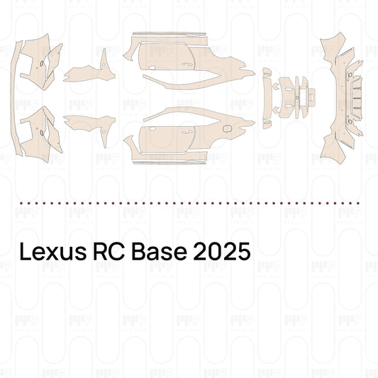 PPF prédécoupé Lexus RC Base 2025