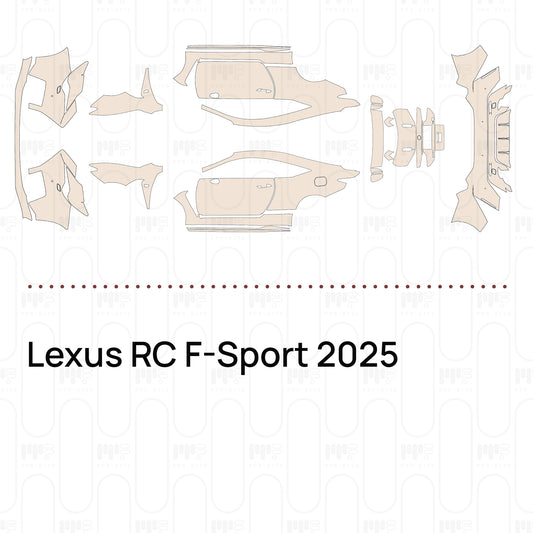 PPF prédécoupé Lexus RC F-Sport 2025