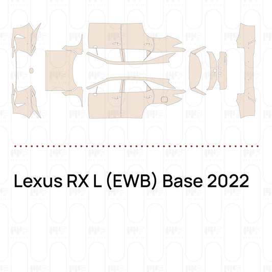 PPF prédécoupé Lexus RX L (EWB) Base 2022