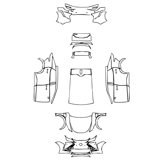Pre-Cut PPF Lexus RZ 2024 - PPF-Kits