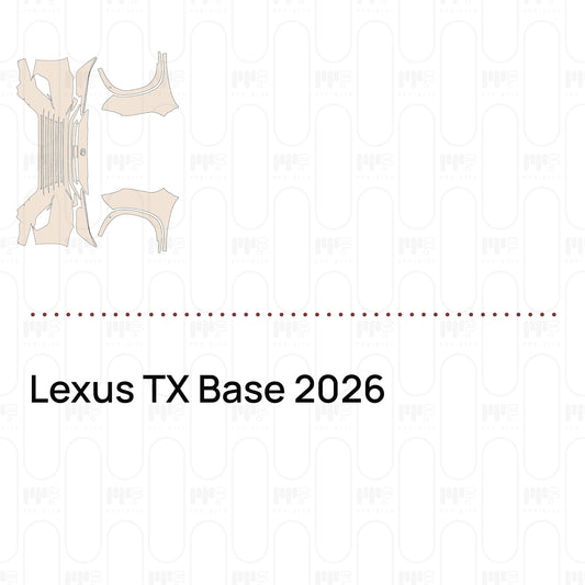 PPF prédécoupé Lexus TX Base 2026