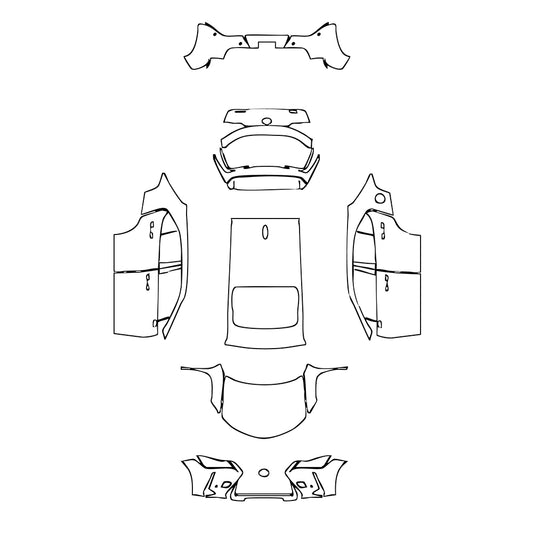 Pre-Cut PPF Lexus UX Base 2019 - PPF-Kits