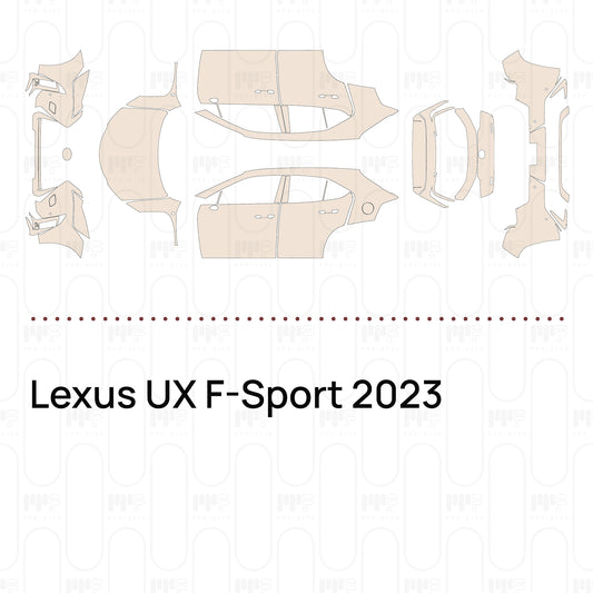 PPF prédécoupé Lexus UX F-Sport 2023