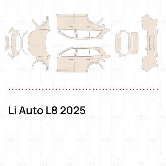 Li Auto L8 2025 – Film de protection PPF prédécoupé