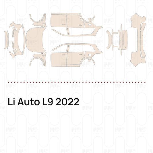 Li Auto L9 2022 – Film de protection PPF prédécoupé