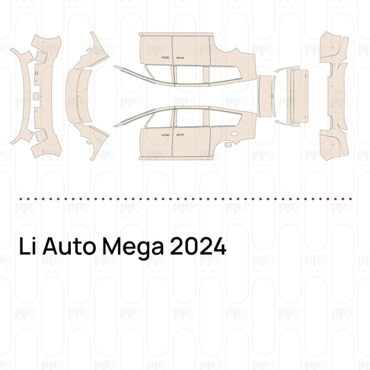 Li Auto Mega 2024 – Film de protection PPF prédécoupé