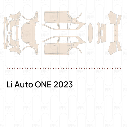 Li Auto ONE 2023 – Film de protection PPF prédécoupé