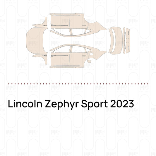 PPF prédécoupé Lincoln Zephyr Sport 2023