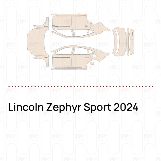 PPF prédécoupé Lincoln Zephyr Sport 2024