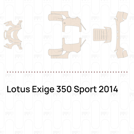 PPF prédécoupé Lotus Exige 350 Sport 2014