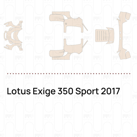 PPF prédécoupé Lotus Exige 350 Sport 2017