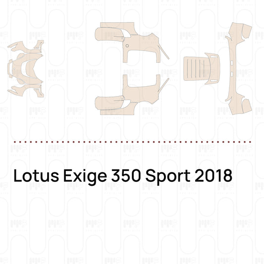 PPF prédécoupé Lotus Exige 350 Sport 2018