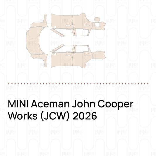 PPF prédécoupé MINI Aceman John Cooper Works (JCW) 2026