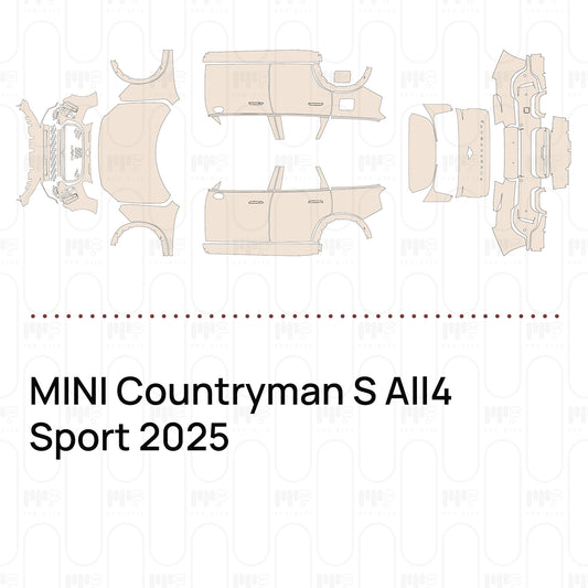 PPF prédécoupé MINI Countryman S All4 Sport 2025