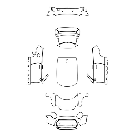 Pre-Cut PPF MINI Electric MINI Cooper Base 2025 - PPF-Kits