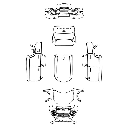 Pre-Cut PPF MINI MINI Countryman C Sport 2024 - PPF-Kits