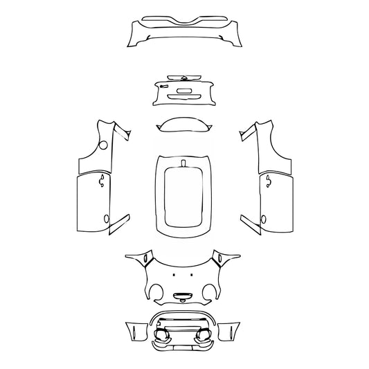 Pre-Cut PPF MINI MINI Hardtop 2 Door Cooper S Base 2021 - PPF-Kits
