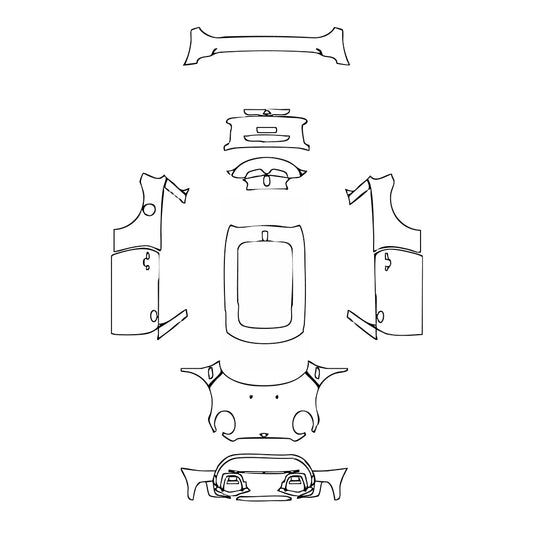 Pre-Cut PPF MINI MINI Hardtop 2 Door Cooper Sport 2022 - PPF-Kits