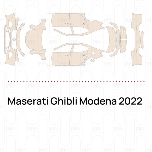 PPF prédécoupé Maserati Ghibli Modena 2022