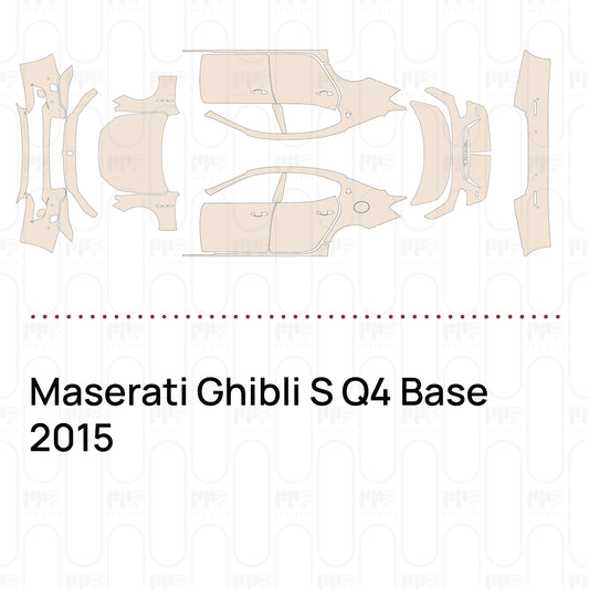PPF prédécoupé Maserati Ghibli S Q4 Base 2015