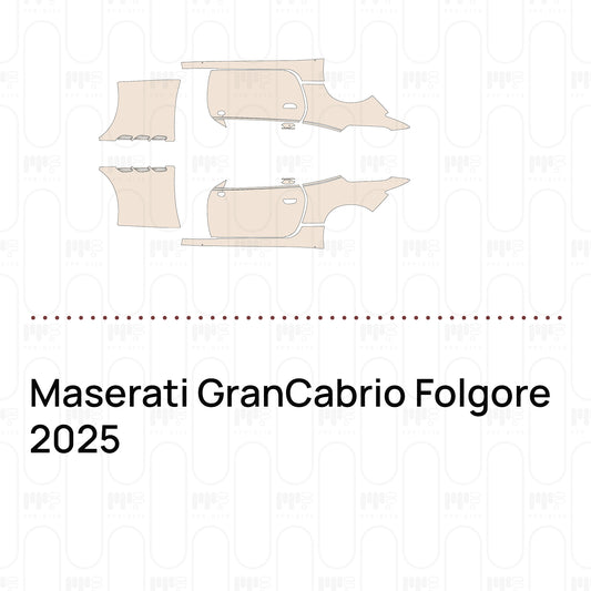 PPF prédécoupé Maserati GranCabrio Folgore 2025