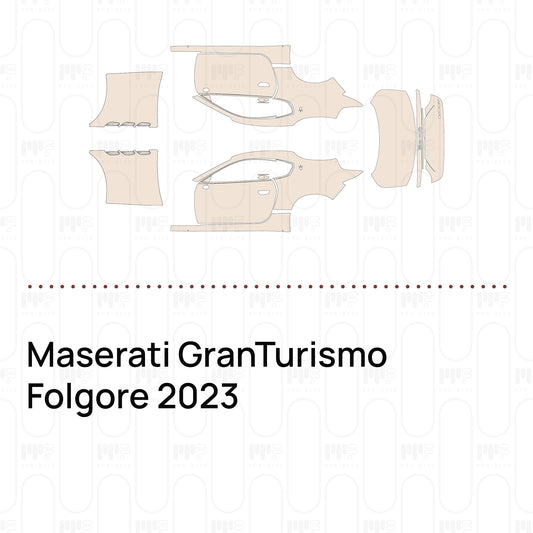 PPF prédécoupé Maserati GranTurismo Folgore 2023