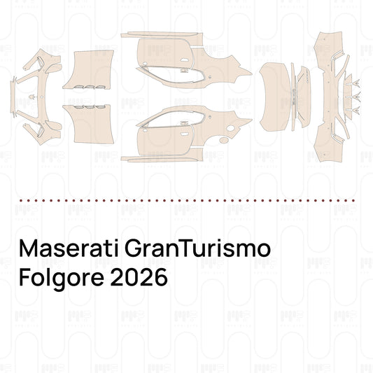 PPF prédécoupé Maserati GranTurismo Folgore 2026