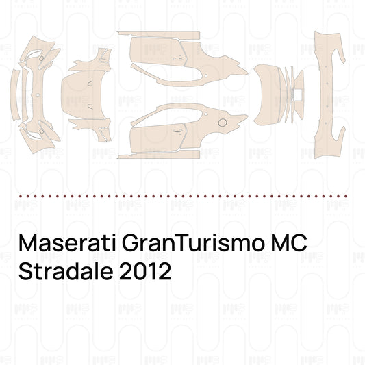 PPF prédécoupé Maserati GranTurismo MC Stradale 2012