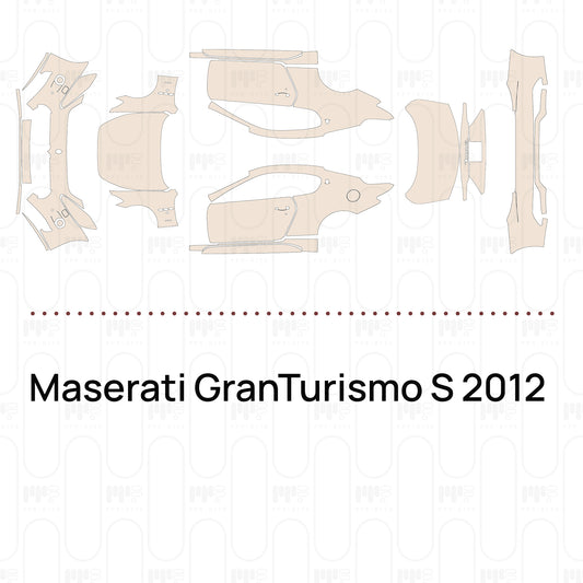 PPF prédécoupé Maserati GranTurismo S 2012