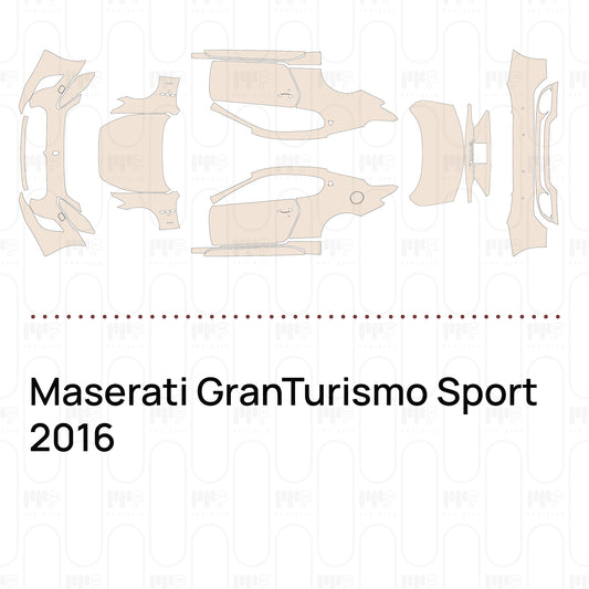 PPF prédécoupé Maserati GranTurismo Sport 2016