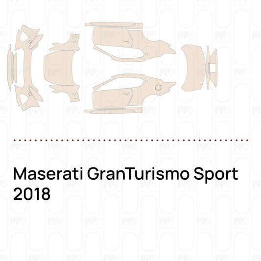 PPF prédécoupé Maserati GranTurismo Sport 2018