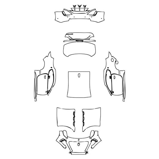 Pre-Cut PPF Maserati GranTurismo Trofeo 2024 - PPF-Kits